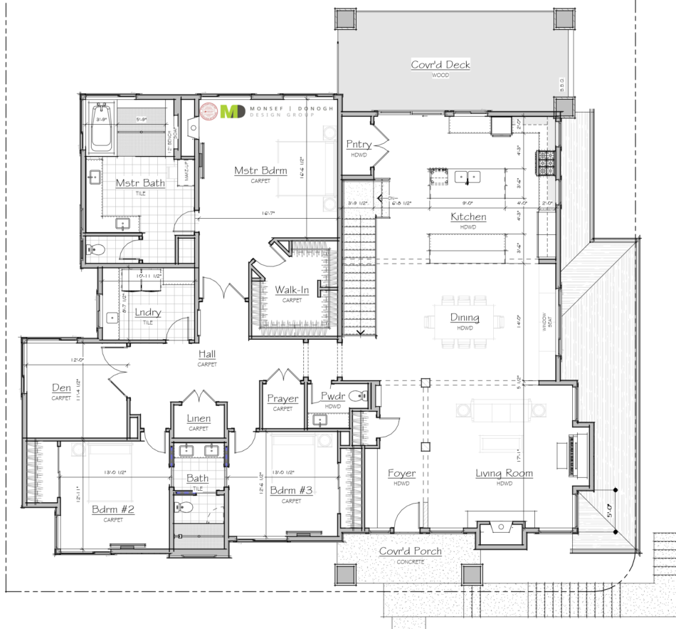 16026-04 Puhaz Residence - Floor Plan - Marketing, Level 1