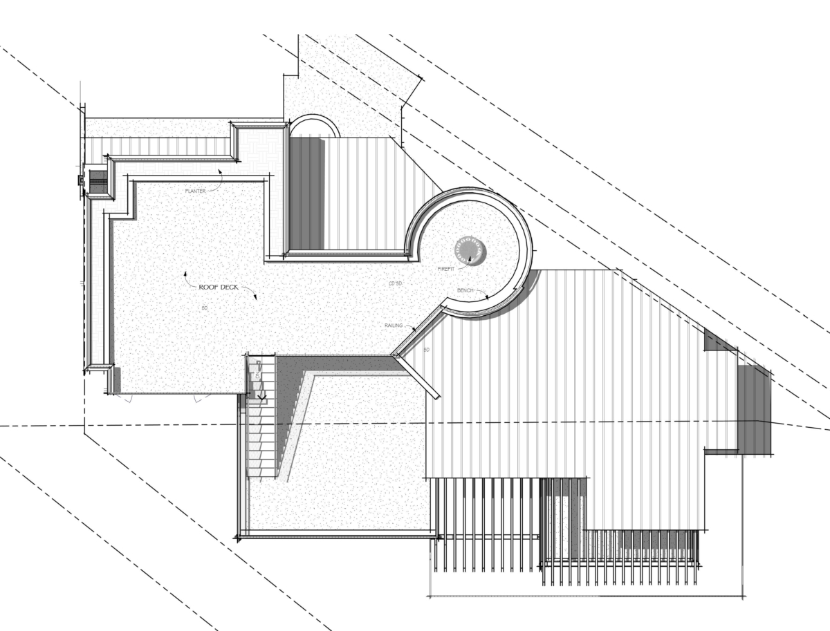 17015-05 Behringer Residence_SUB6 - Floor Plan - Marketing, Roof Deck