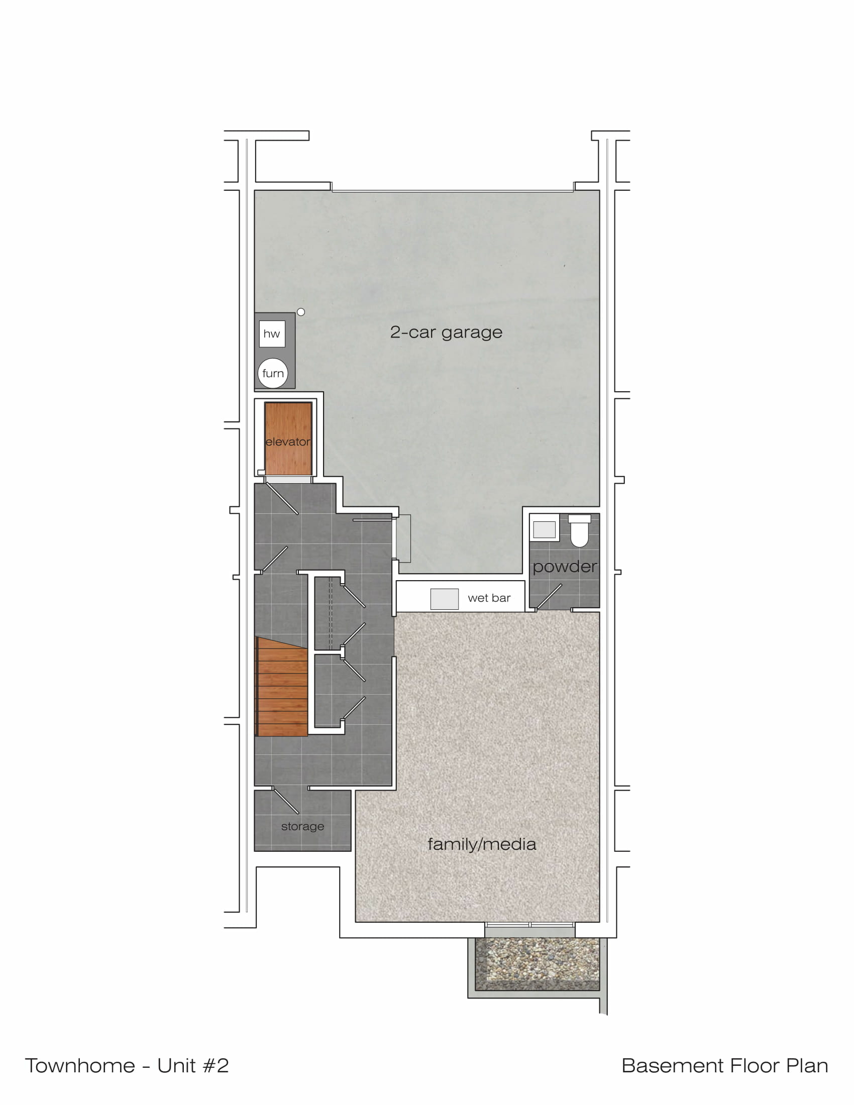 Floorplan 1 of Kirkland Town Home Lot 2