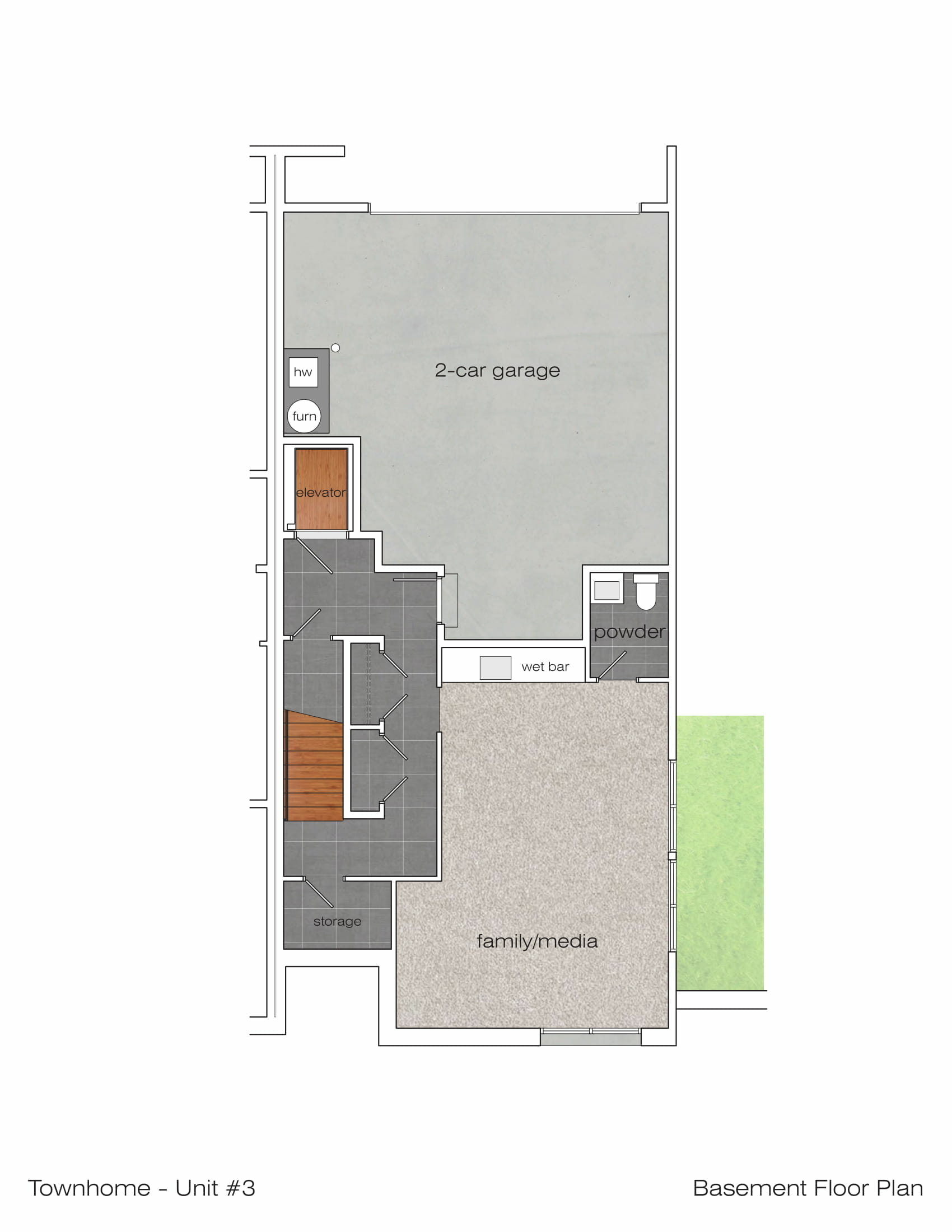 Floorplan 1 of Kirkland Town Home Lot 3