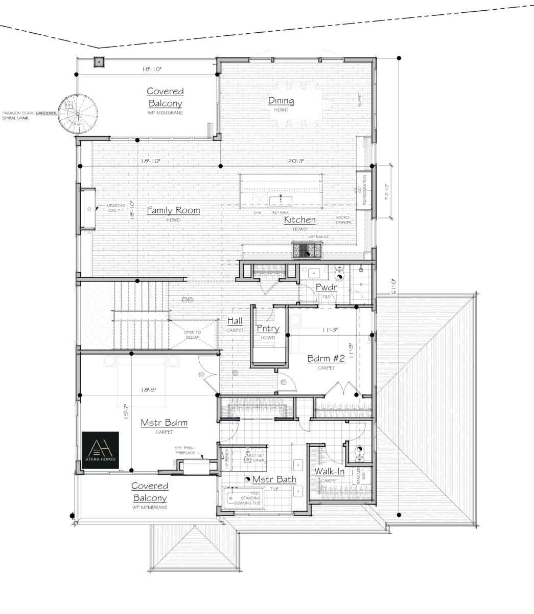 Kerker Residence floorplan level 2