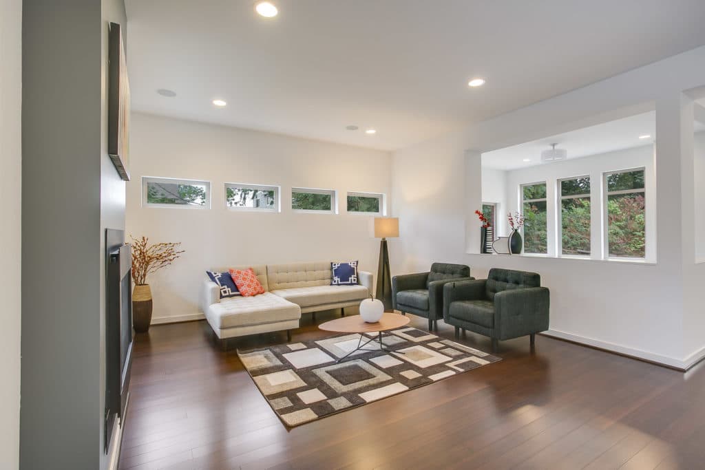 Custom Home Floor Plan - Living Room