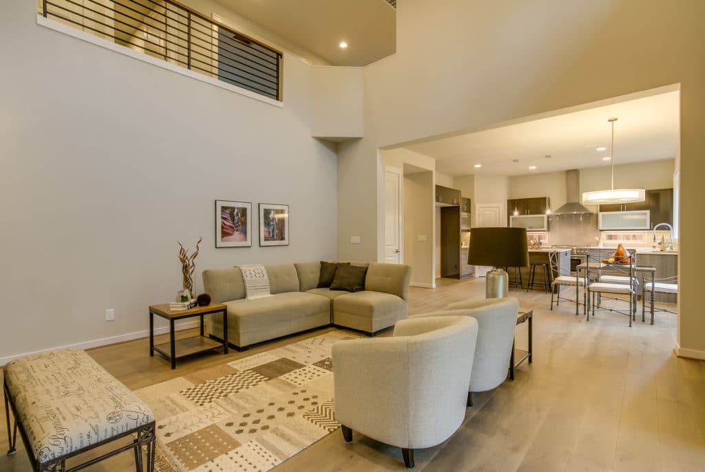 Custom Home Floor Plan - Living Room - Open Concept