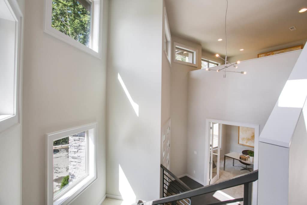 Custom Home Floor Plan - Stairway View
