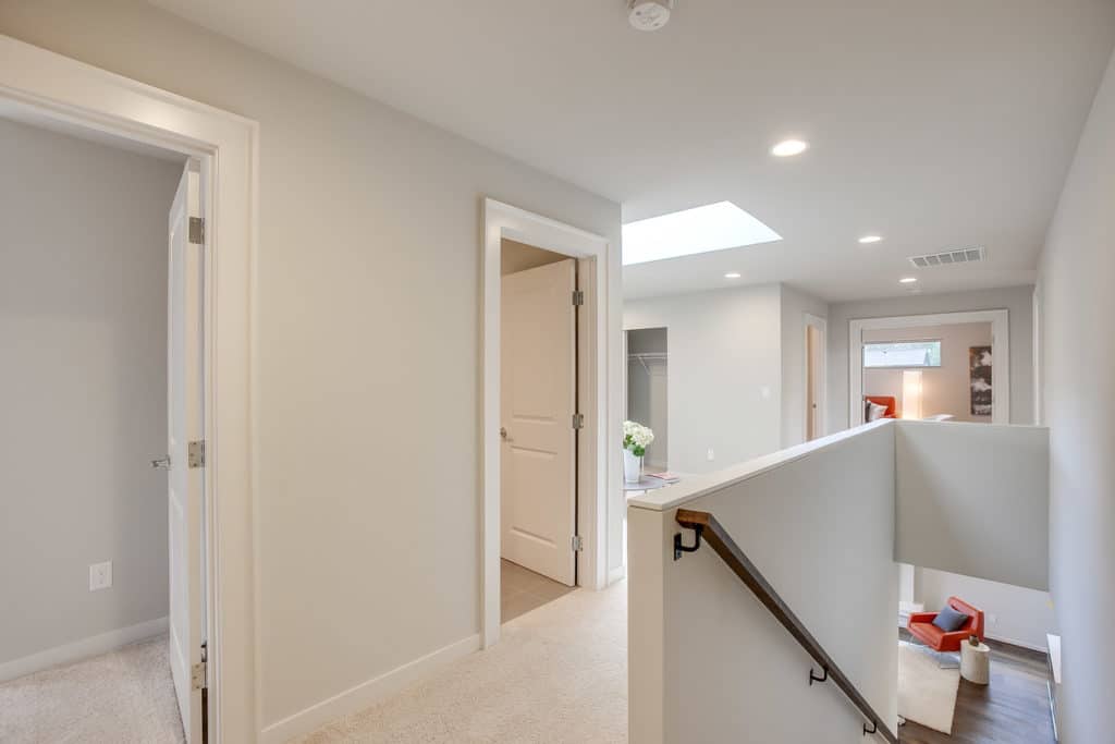 Custom Home Floor Plan - Level 2 Hallway