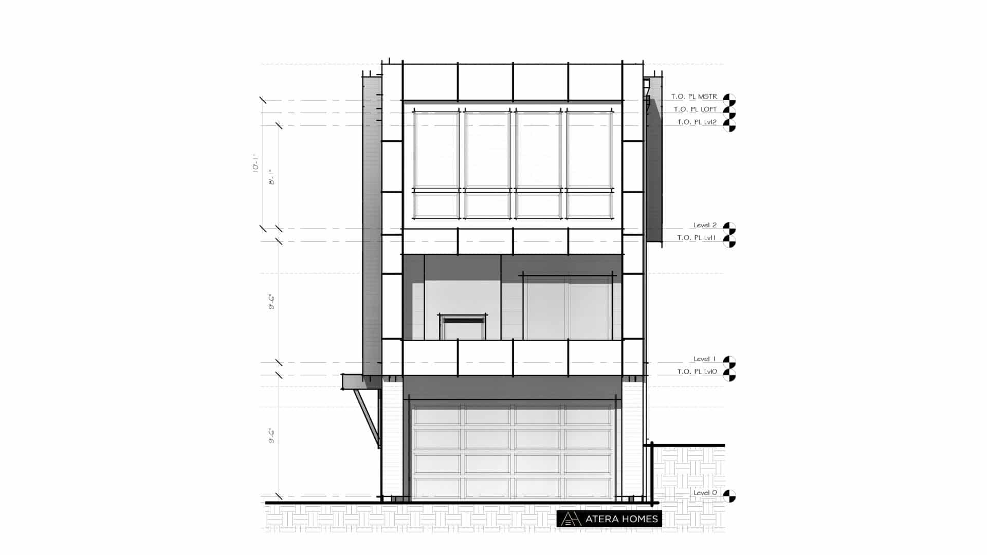 Custom Home Floor Plan - North exterior view